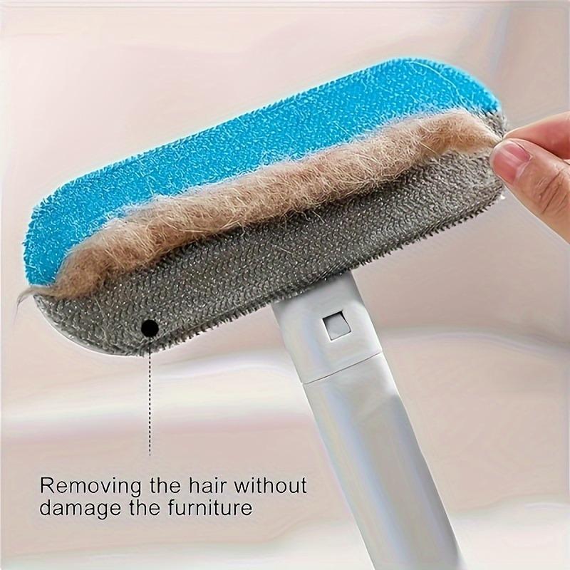 Reusable Pet Hair Remover Brush Extra-Long Handle