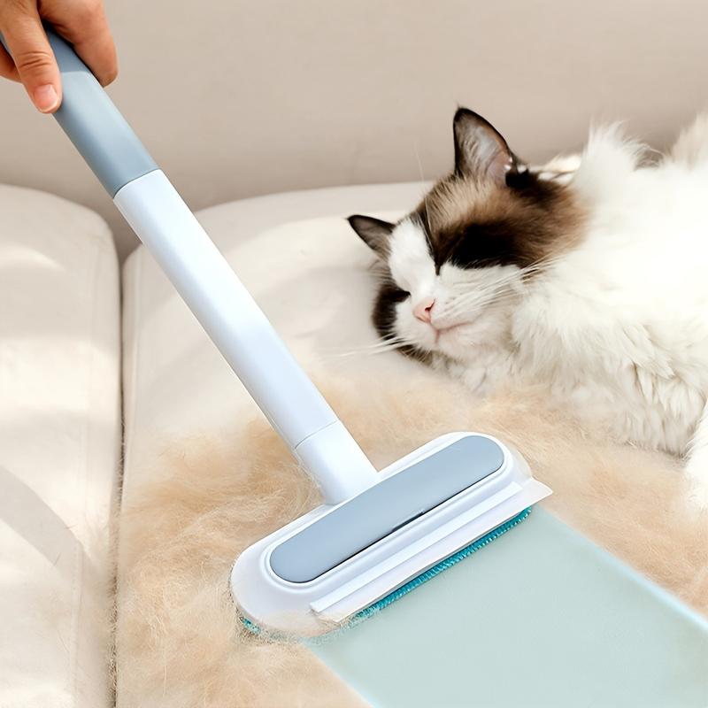 Reusable Pet Hair Remover Brush Extra-Long Handle