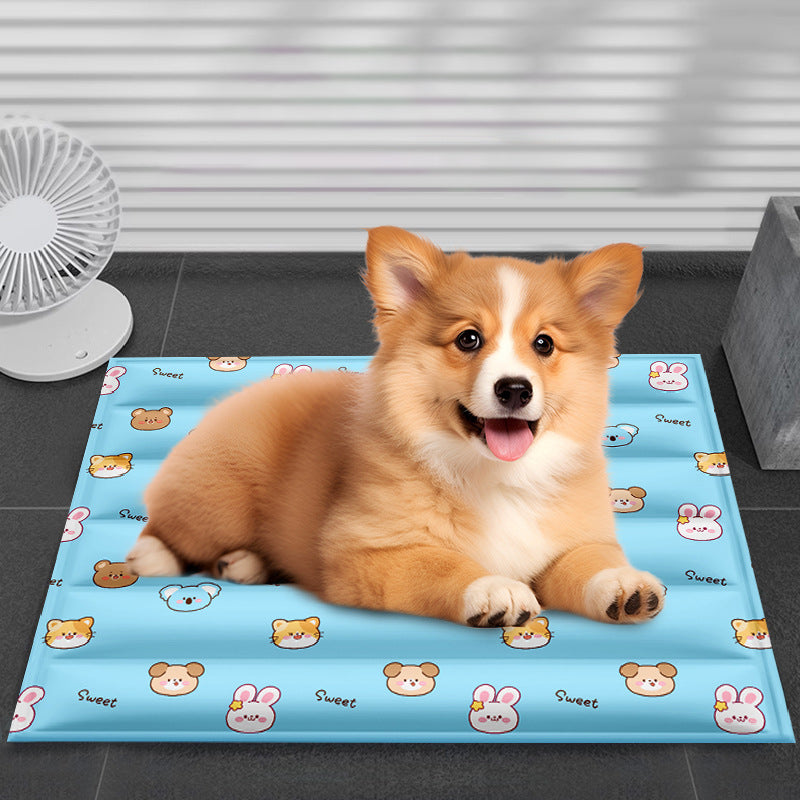 Summer Pet Cooling Bed Mat Cat Dog Ice Pad