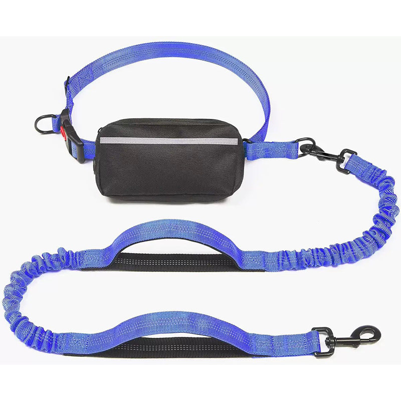 Hands Free Dog Leash with Zipper Pouch