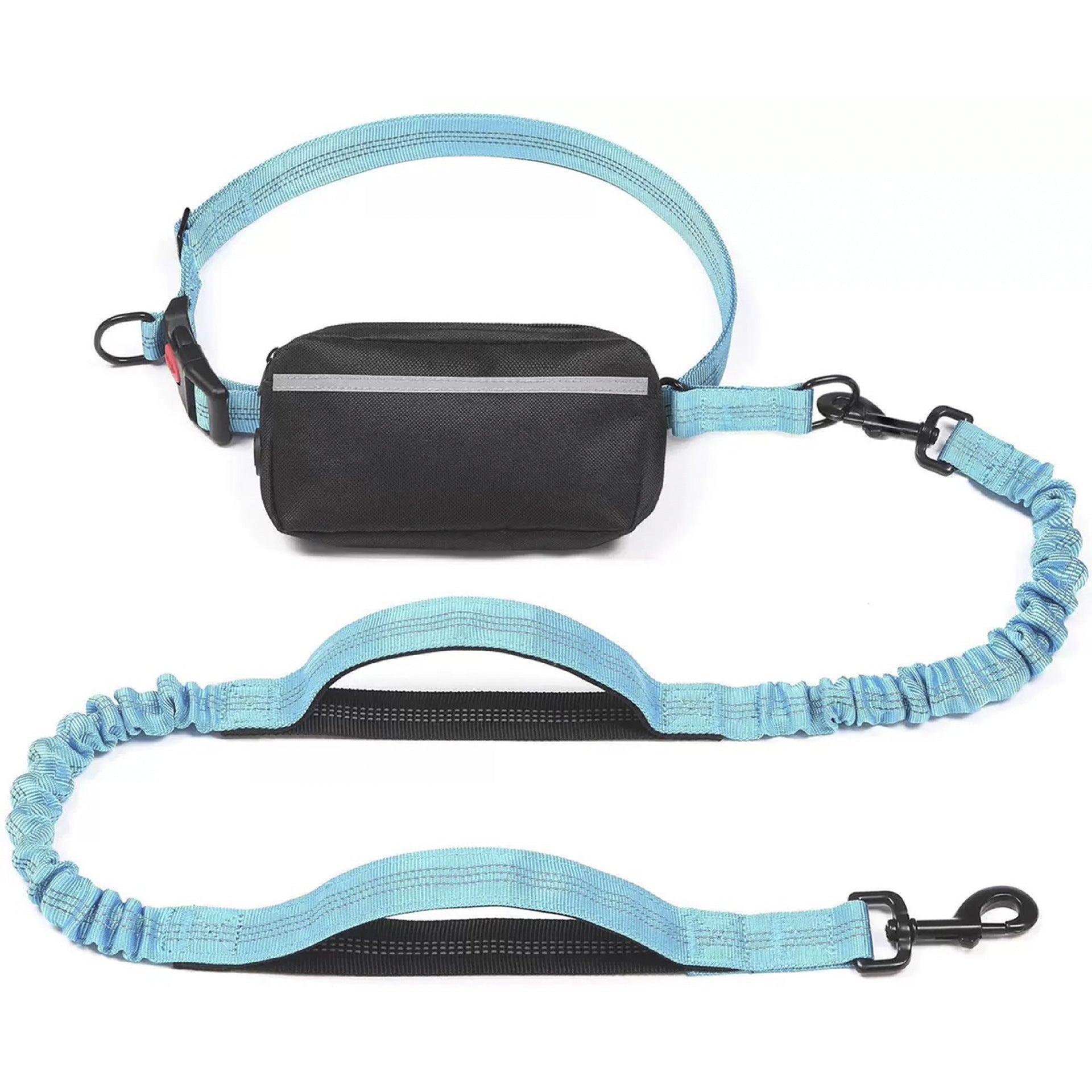 Hands Free Dog Leash with Zipper Pouch