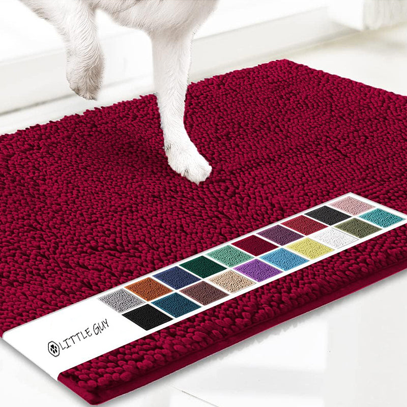 Thickened High Density Chenille Warm Non-Slip Pet Mat