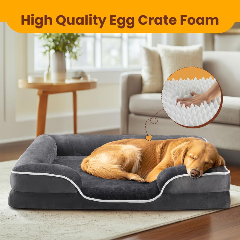 Orthopedic Dog Couch Bed Pet Sofa for Small to Large Dogs