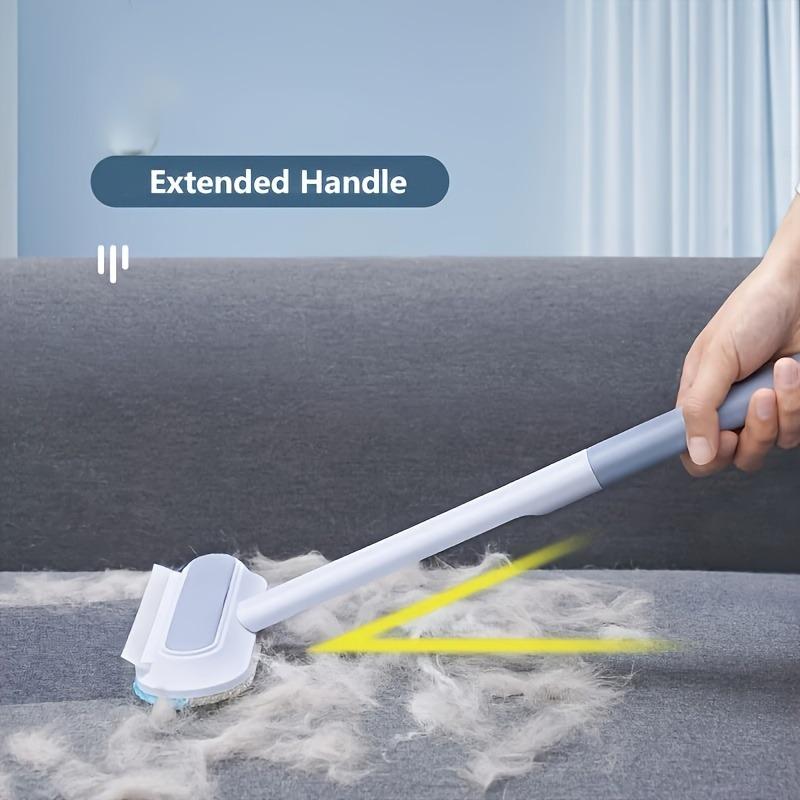 Reusable Pet Hair Remover Brush Extra-Long Handle