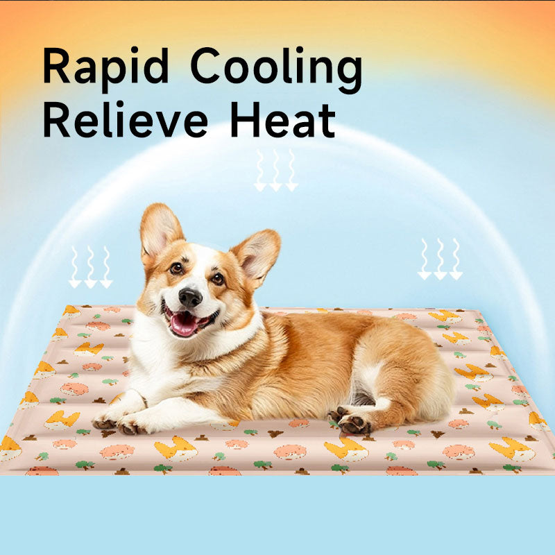 Summer Pet Cooling Bed Mat Cat Dog Ice Pad