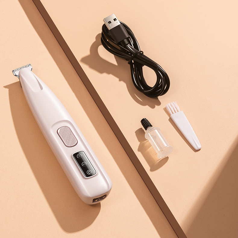 Pet Paw Trimmer Electric Shaver For Cats And Dogs With LED Light Waterproof