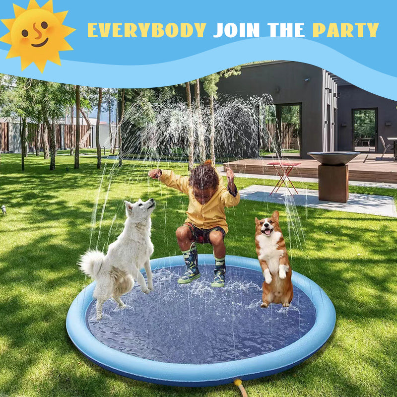 Fun Outdoor Water Sprinkler For Dogs Pet Play Shower Pad