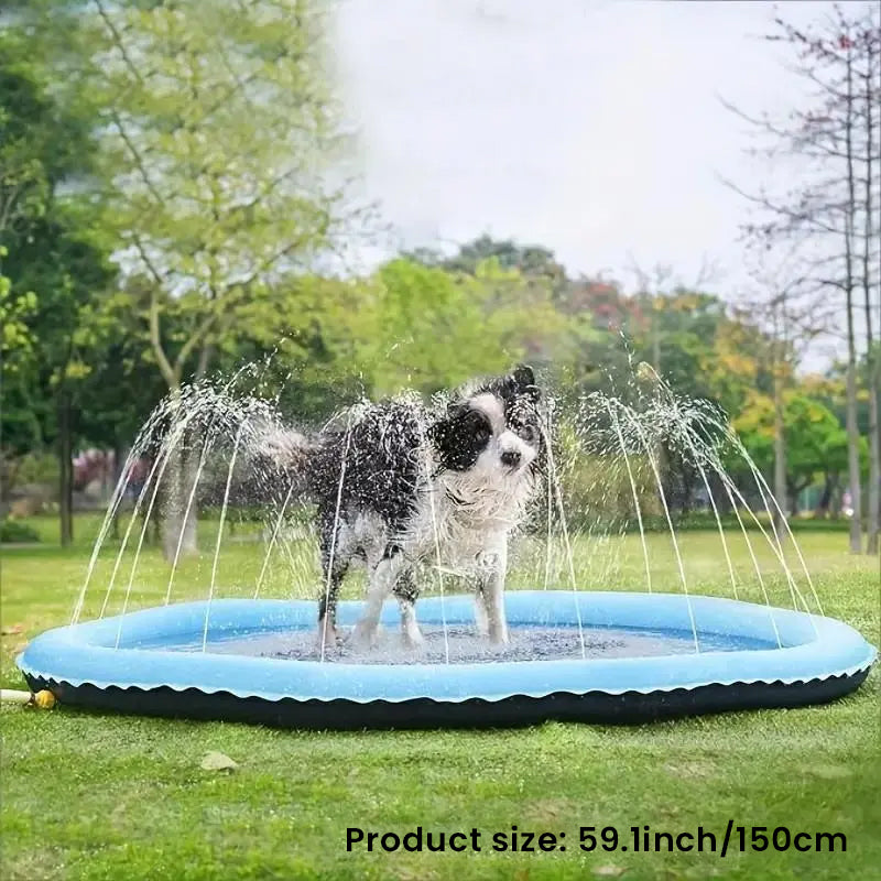 Fun Outdoor Water Sprinkler For Dogs Pet Play Shower Pad