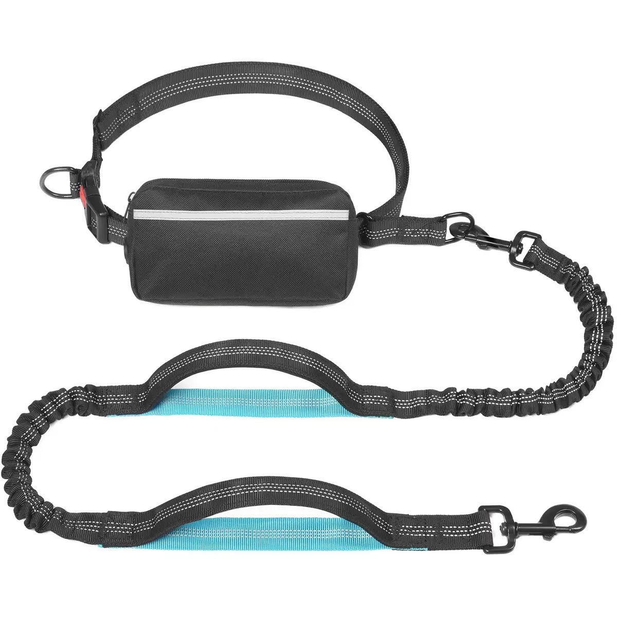 Hands Free Dog Leash with Zipper Pouch